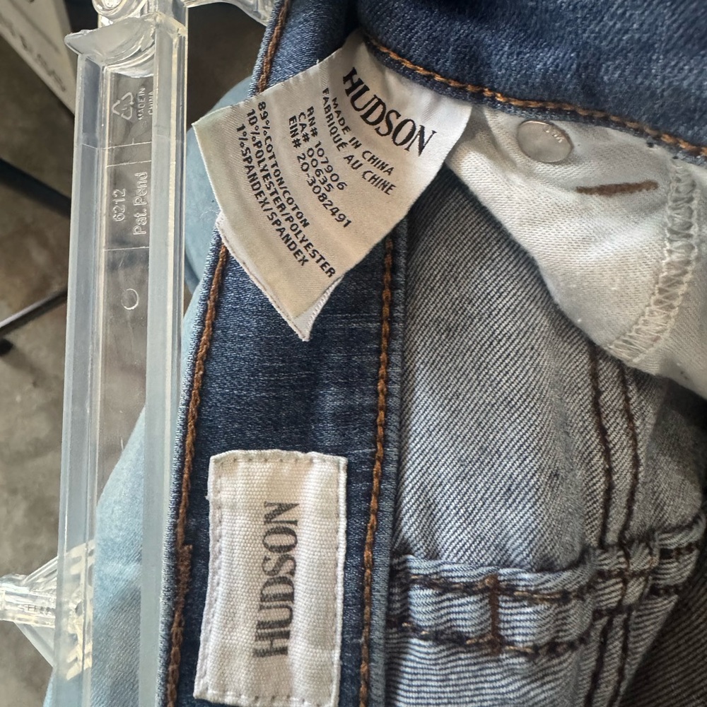 Hudson Jeans Light and Dark Blue Denim. Moving Sale